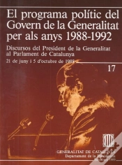Capa do artigo Programa Pol¡Tic Del Govern De La Generalitat Per Als Anys 1988-1992. Discursos Del President De La