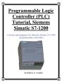 Programmable Logic Controller (Plc) Tutorial, Siemens Simatic S7-1200 - Preview