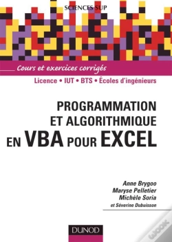 Capa do artigo Programmation Et Algorithmique En Vba Pour Excel