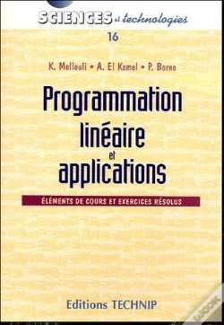 Capa do artigo Programmation Lineaire Et Applications