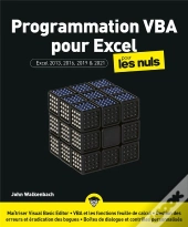 Programmation Vba Pour Excel 2022 Pour Les Nuls