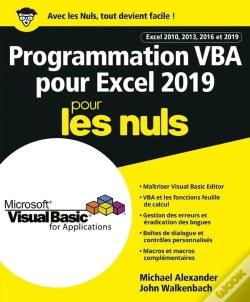 Capa do artigo Programmation Vba Pour Excel Pour Les Nuls (Édition 2019)