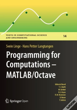 Capa do artigo Programming For Computations - Matlab/Octave