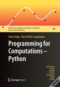 Capa do artigo Programming For Computations - Python
