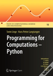 Capa do artigo Programming For Computations - Python