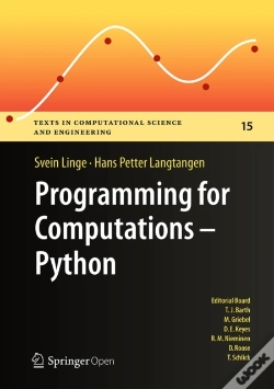 Capa do artigo Programming For Computations - Python