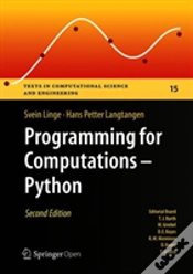 Capa do artigo Programming For Computations - Python