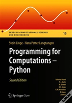 Capa do artigo Programming For Computations - Python