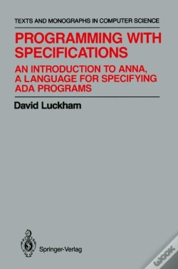 Capa do artigo Programming With Specifications