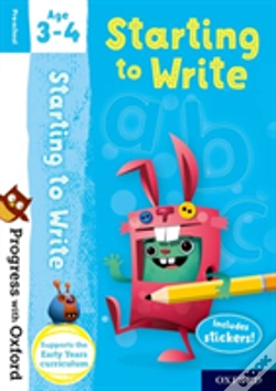 Capa do artigo Progress With Oxford: Starting To Write Age 3-4