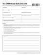 Project Data Skills Checklist Forms - Preview