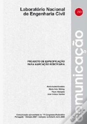 Capa do artigo Projecto de especificação para marcação rodoviária