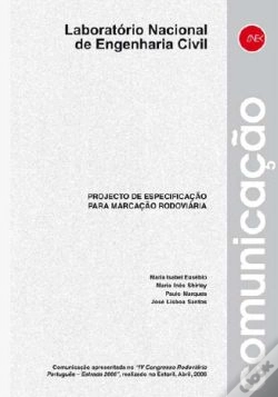Capa do artigo Projecto de especificação para marcação rodoviária