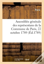 Projet De Reglement Pour L'Ordre Interieur De L'Assemblee Generale Des Representans