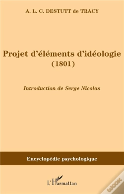 Capa do artigo Projet D'Element D'Ideologie ; 1801