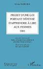 Projet D'Une Loi Portant Défense D'Apprendre À Lire Aux Femmes ; 1801 - Preview