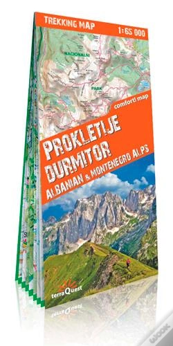 Capa do artigo Prokletije, Durmitor. Alpes Albanaises&Montenegro (Gb) (Trekking Map)