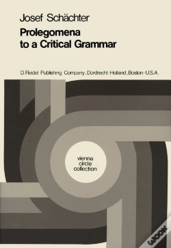 Capa do artigo Prolegomena To A Critical Grammar