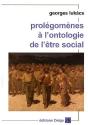 Prolégomènes À L'Ontologie De L'Être Social - Preview