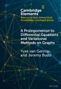 Prolegomenon To Differential Equations And Variational Methods On Graphs - Preview