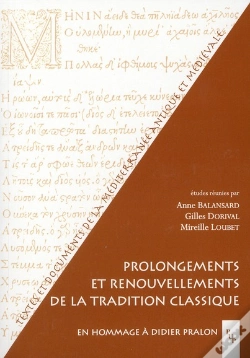 Capa do artigo Prolongements Et Renouvellements De La Tradition Classique