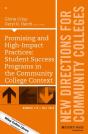 Promising And High-Impact Practices: Student Success Programs In The Community College Context - Preview