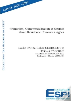 Capa do artigo Promotion, Commercialisation Et Gestion D'Une Résidence Personnes Âgées.
