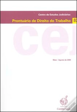 Capa do artigo Prontuário de Direito do Trabalho N.º 83