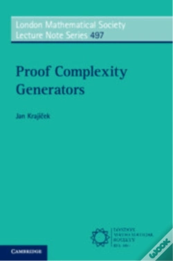 Capa do artigo Proof Complexity Generators