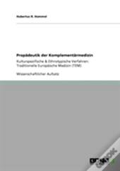 Propadeutik Der Komplementarmedizin