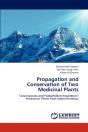 Propagation And Conservation Of Two Medicinal Plants - Preview
