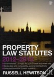 Capa do artigo Property Law Statutes 2012-2013