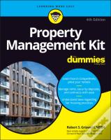 Property Management Kit For Dummies