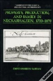Capa do artigo Property, Production, And Family In Neckarhausen, 1700â€“1870