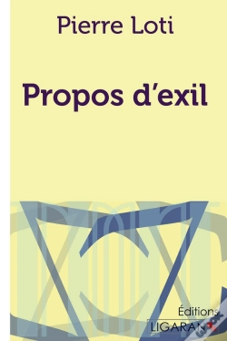 Capa do artigo Propos D'Exil
