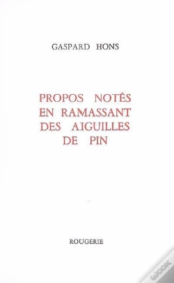 Capa do artigo Propos Notes En Ramassant Des Aiguilles De Pin