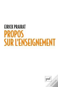 Capa do artigo Propos Sur L'Enseignement