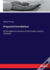 Capa do artigo Proposed Emendations