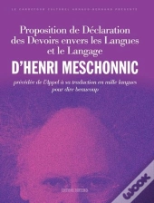 Proposition De Déclaration Des Devoirs Envers Les Langues Et Le Langage
