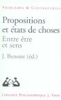 Propositions Et États De Choses ; Entre Être Et Sens - Preview