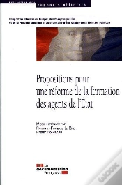 Capa do artigo Propositions Pour Une Réforme De La Formation Des Agents De L