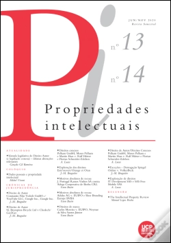 Capa do artigo Propriedades Intelectuais N.º 13 e 14