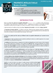 Capa do artigo Propriéte Intellectuelle ; Dessins Et Modèles