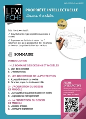 Capa do artigo Propriété Intellectuelle ; Dessins Et Modèles