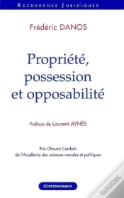 Capa do artigo Propriété, Possession Et Opposabilité