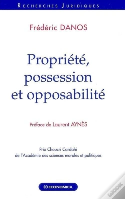 Capa do artigo Propriété, Possession Et Opposabilité