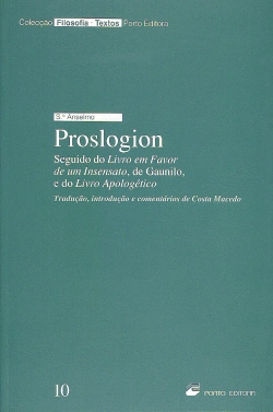 Capa do artigo Proslogion