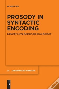 Capa do artigo Prosody In Syntactic Encoding