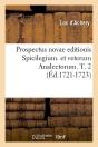 Prospectus Novae T.2 Edition 1721 1723 - Preview