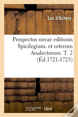 Capa do artigo Prospectus Novae T.2 Edition 1721 1723